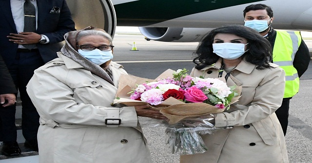 দেশে ফেরার পথে লন্ডনে প্রধানমন্ত্রীর যাত্রাবিরতি