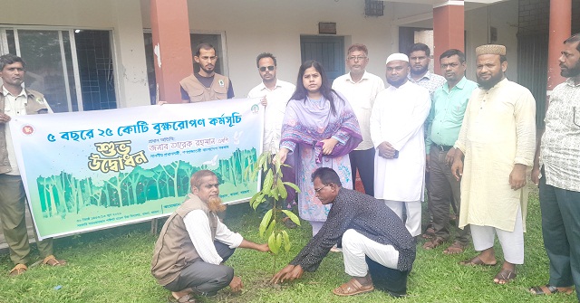 বামনায় বৃক্ষরোপণ কর্মসূচির উদ্বোধন