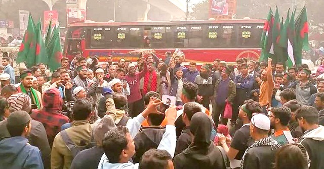 হাদি হত্যার বিচার দাবিতে ইনকিলাব মঞ্চের ‘মার্চ ফর ইনসাফ’ শুরু