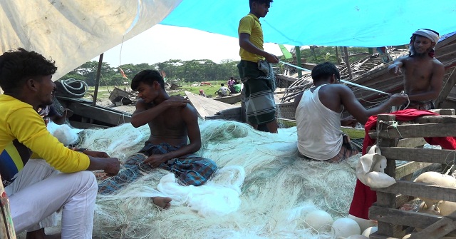 ভোলায় ইলিশ শিকার শুরু