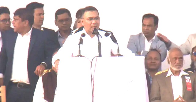 আল্লাহর অশেষ রহমানে প্রিয় মাতৃভূমিতে আসতে পেরেছি: তারেক রহমান