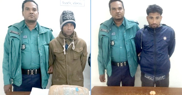 বরিশালে পৃথক অভিযানে ইয়াবা-গাঁজাসহ আটক ২