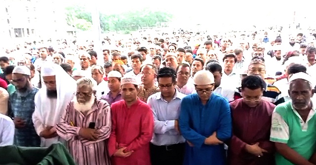চোখের জলে সিরাজুল আলম খানের শেষ বিদায়