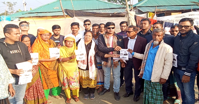 নৌকার জাহিদ ফারুকের পক্ষে প্রয়াত মেয়র হিরণপুত্র সাজিদের গণসংযোগ