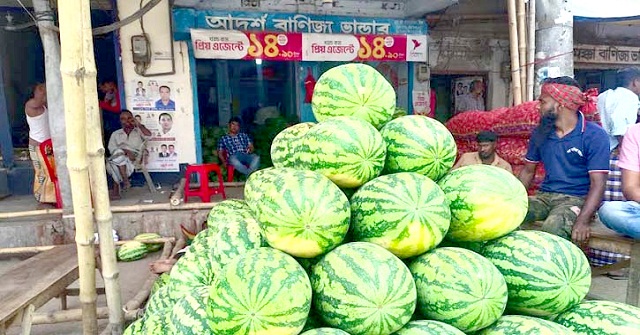 কুয়াকাটার তরমুজে সয়লাব খুলনার বাজার 