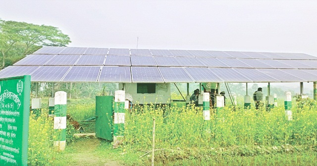 সৌর সেচ পাম্প বাঁচিয়ে দিল কৃষকের খরচ