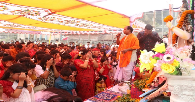 বরিশালে নানা আয়োজনে সরস্বতী পূজা অনুষ্ঠিত