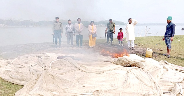 বাবুগঞ্জে ৩৫ মণ জাটকা জব্দ