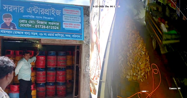 কাশিপুরে গ্যাসের গোডাউন থেকে সাড়ে ৪ লাখ টাকার মাল‍ামাল চুরি 