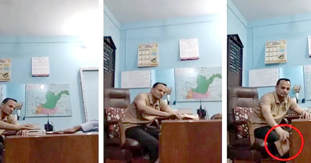 ঘুষের খামকাণ্ডের ওসি ক্লোজড