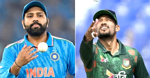 ভারতের বিপক্ষে টস জিতে ফিল্ডিং নিলো বাংলাদেশ