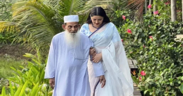  চিত্রনায়িকা পরীমণির নানা শামসুল হক গাজী মারা গেছেন 
