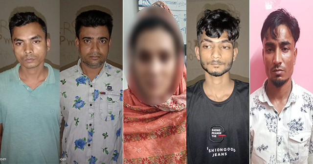 বরিশালে পৃথক অভিযানে মাদকদ্রব্যসহ ৫ কারবারি আটক