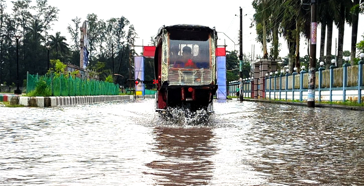 পটুয়াখালীতে ইতিহাসের সর্বোচ্চ বৃষ্টিপাত রেকর্ড 