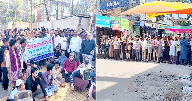 বরিশালে শ্রমিকদের দু'পক্ষের মুখোমুখি অবস্থান, দিনভর উত্তেজনা