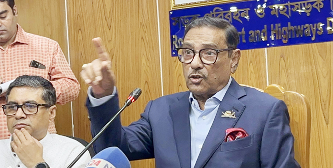 বিএনপির ওপর মার্কিন ভিসানীতি প্রয়োগ করা উচিত- ওবায়দুল কাদের
