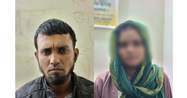 বরিশালে ৪ কে‌জি গাঁজাসহ দম্পতি আটক 