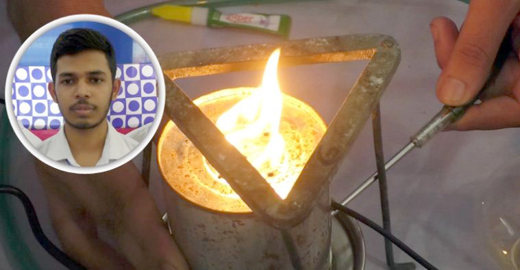 প্লাস্টিক থেকে জ্বালানি গ্যাস তৈরি করে তাক লাগালো কলেজছাত্র