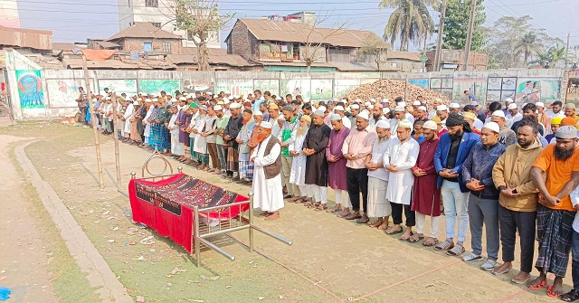সাংবাদিক সাগরের পিতার দাফন সম্পন্ন, বরিশাল প্রেসক্লাবের শোক