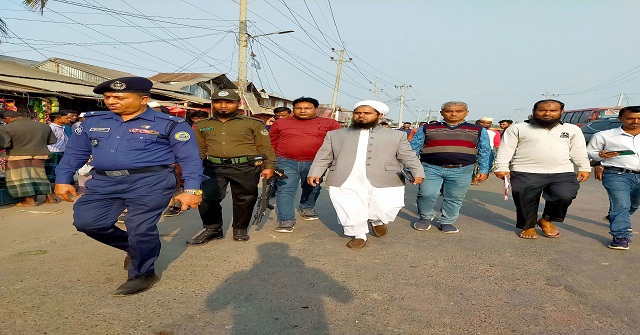 আমতলীতে রাস্তা দখল মুক্ত