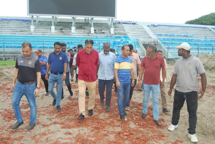 বরিশাল স্টেডিয়ামের কাজে অসন্তুষ্ট বিসিবির টেকনিক্যাল টিম