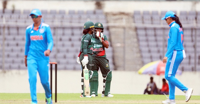 ভারতের বিপক্ষে ওয়ানডেতে ঐতিহাসিক জয় বাংলাদেশের মেয়েদের