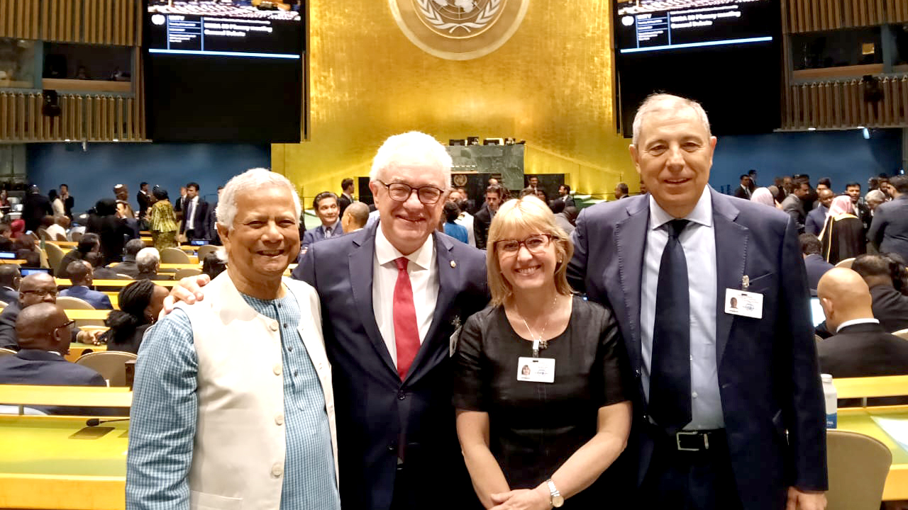 জাতিসংঘ সাধারণ পরিষদের উদ্বোধনী অধিবেশনে প্রধান উপদেষ্টা