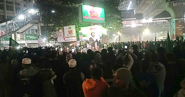 বিচার দাবিতে শাহবাগে রাতভর অবস্থানের ঘোষণা ইনকিলাব মঞ্চের