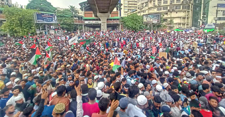 ইসরায়েলসহ বিদেশি মিডিয়ায় বাংলাদেশের ‘মার্চ ফর গাজা’