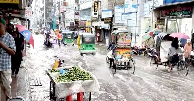 বরিশালে ২৪ ঘণ্টায় ৬৩ মিলিমিটার বৃষ্টিপাত রেকর্ড