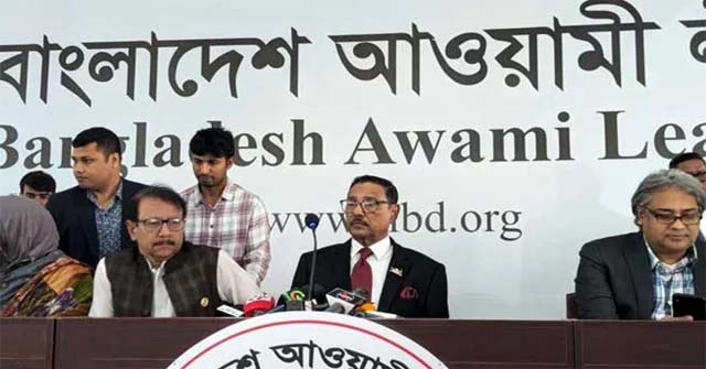 বিএনপি প্রকাশ্যে নির্বাচনে বাধা দিচ্ছে: কাদের 