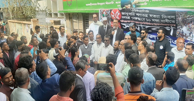 ঝালকাঠিতে বিএনপির সমাবেশ থেকে গণতন্ত্র পুনরুদ্ধারের দাবি