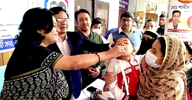 ঝালকাঠিতে জাতীয় ভিটামিন ‘এ প্লাস’ ক্যাম্পেইনের উদ্বোধন