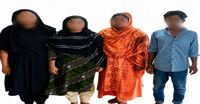 পলাশপুরে তিন নারীসহ আটক চার, ২৭১ পিস ইয়াবা উদ্ধার 