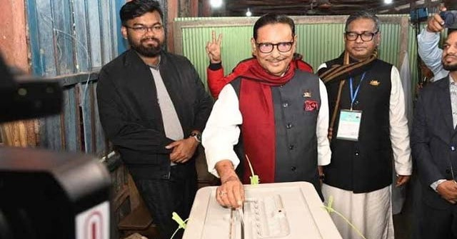শান্তিপূর্ণ উৎসবমূখর পরিবেশে,সুন্দর ভোট হচ্ছে :কাদের