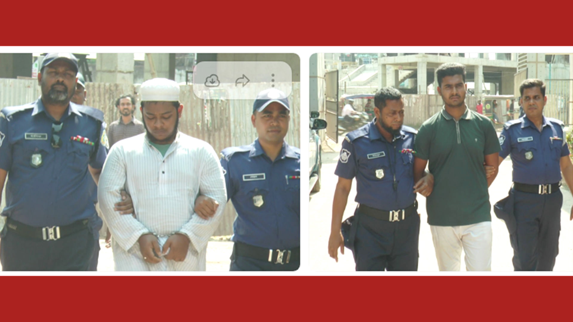 ভোলায় বলৎকার ও গণধর্ষণ মামলার ২ আসামি গ্রেফতার