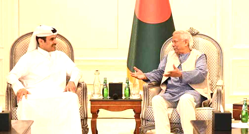প্রধান উপদেষ্টার সঙ্গে কাতারের জ্বালানি প্রতিমন্ত্রীর সাক্ষাৎ
