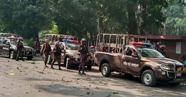 ছুড়ে মারা দাহ্য পদার্থে ঝলসে গেল ভাইবোন