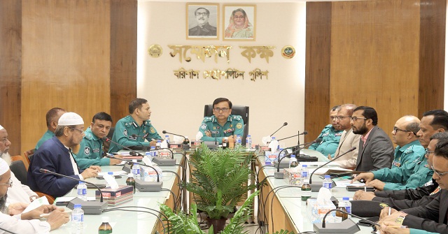 চরমোনাইয়ে বাৎসরিক মাহফিল ‍উপলক্ষে আইনশৃঙ্খলা সভা 