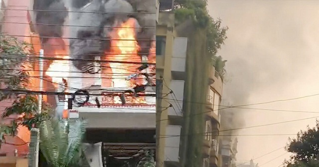 উত্তরায় আগুনে নিহত বেড়ে ৬, সবাই দুই পরিবারের সদস্য