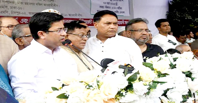১০০ বছরেও আওয়ামী লীগকে নামাইতে পারবেন না : মেয়র তাপস