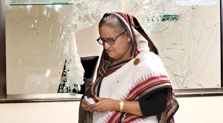 শেখ হাসিনার ৬ মাসের কারাদণ্ড