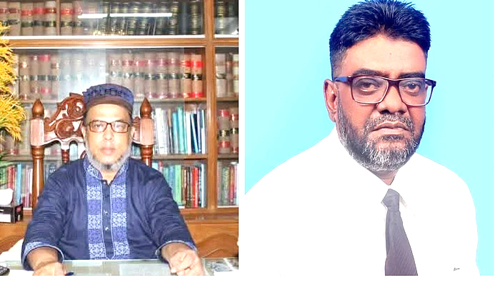 ঝালকাঠি জেলা আইনজীবী সমিতির সভাপতি শাহাদাৎ ও সম্পাদক নাসিমুল