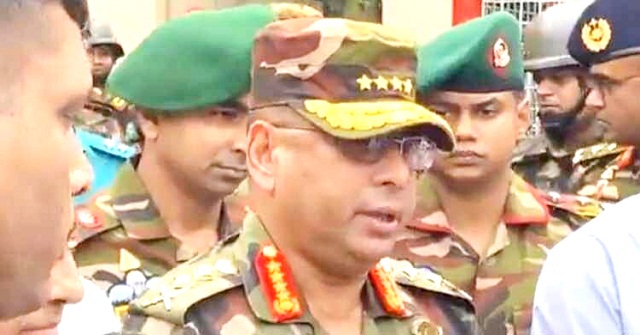 আমরা মাঠে আছি, নির্ভয়ে পূজামণ্ডপে যাবেন: সেনাপ্রধান