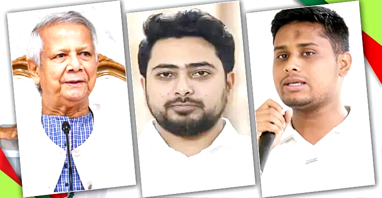 প্রধান উপদেষ্টার সঙ্গে দেখা করলেন নাহিদ-হাসনাত