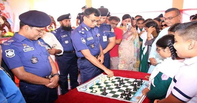 ভোলায় স্কুল ভিত্তিক দাবা প্রতিযোগিতার উদ্বোধন 