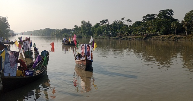 ৫শ বছরের ঐতিহ্য তুলে ধরতে নৌ যাত্রা 