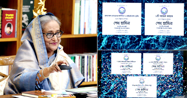 পায়রা বন্দরে বিভিন্ন উন্নয়ন কাজের উদ্বোধন করলেন প্রধানমন্ত্রী