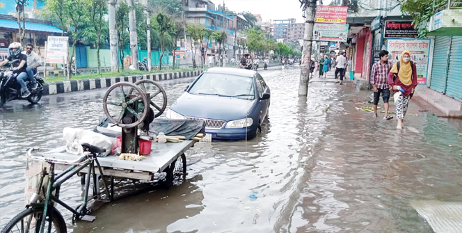 বৃষ্টি ‍এলেই ভয় বরিশালবাসীর