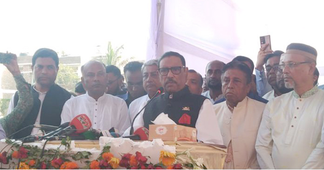 অন্তর জ্বালায় মরে বিএনপি: ওবায়দুল কাদের